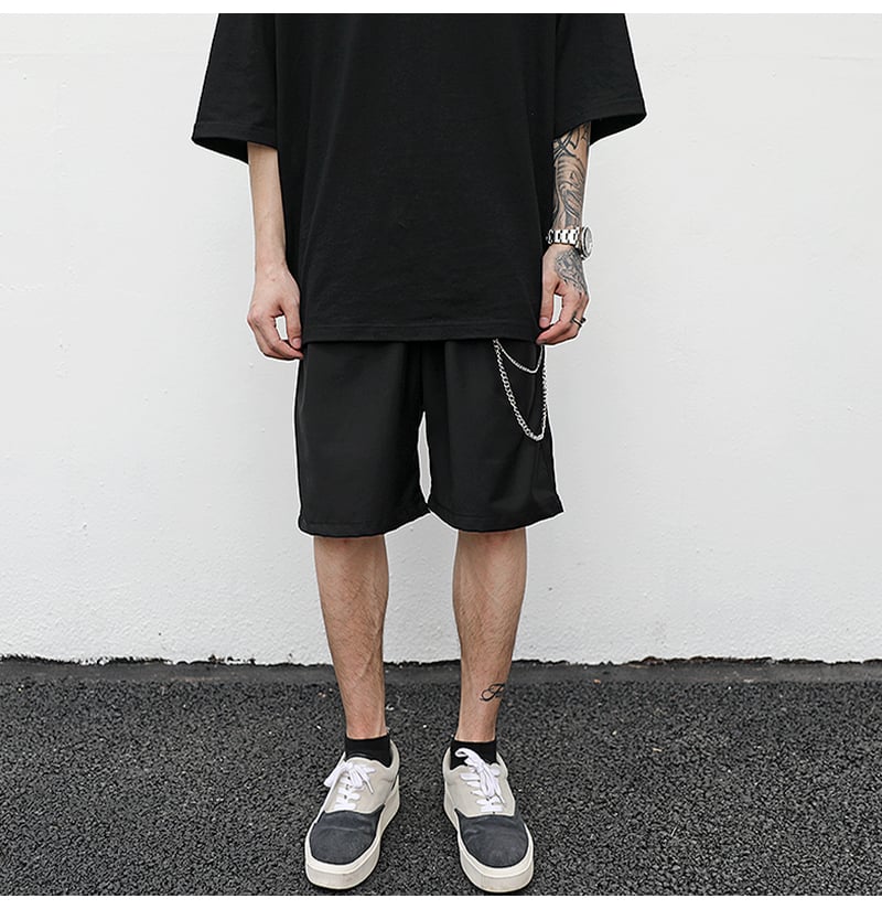 Trouser Chain Suit Shorts