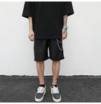 Trouser Chain Suit Shorts