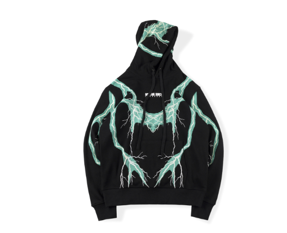 Tie-Dyed Hoodie Sweatshirt