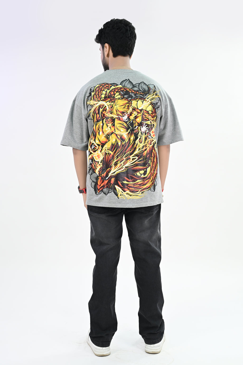 Zenitsu Agatsuma - Demon Slayer  - Oversized T-Shirts