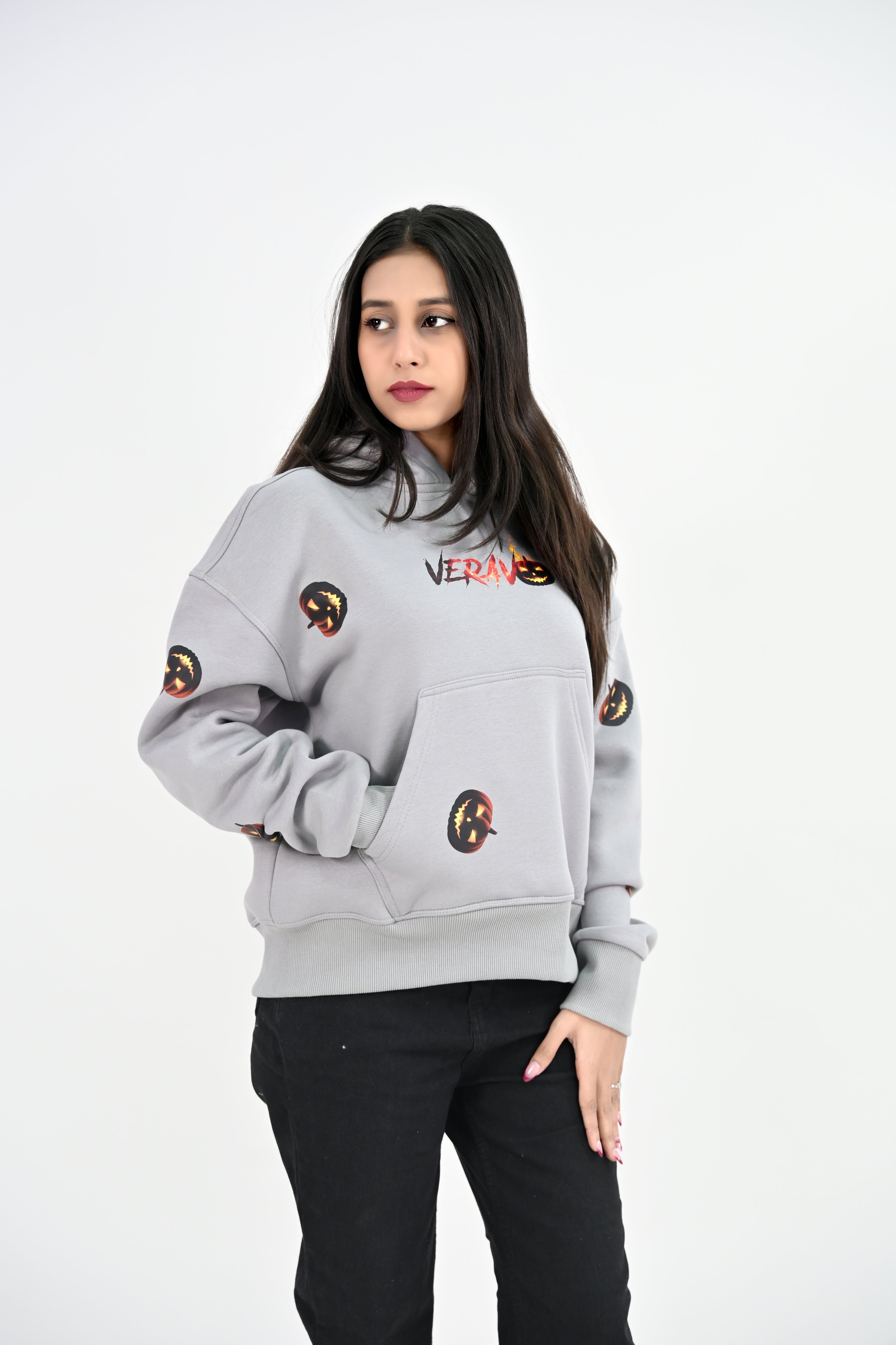 Scary Hoodie for Female  - Oversized Hoodies - Veravo.in