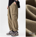 Straight Wide Leg Cargo Pants