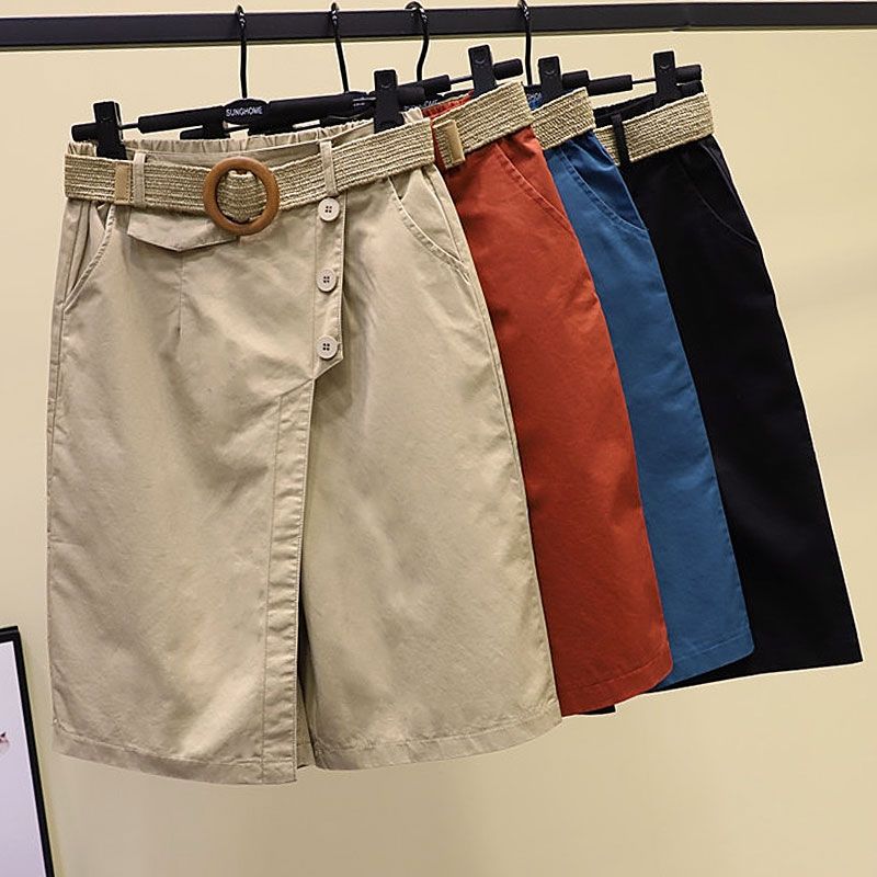 Fashionable Slim Casual Wide Leg Trouser Skirt
