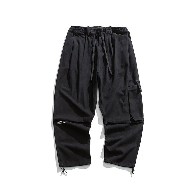 Straight Wide Leg Cargo Pants
